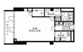 ストーリア赤坂 508 間取り図