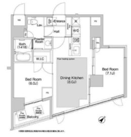 BPRレジデンス渋谷 402 間取り図