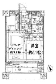 アウルタワー 23階 間取り図