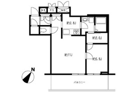 リガーレ日本橋人形町 5階 間取り図