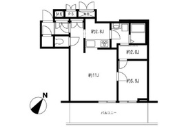 リガーレ日本橋人形町 5階 間取り図