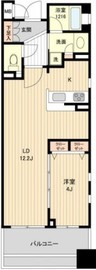 シティタワー有明 706 間取り図