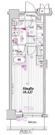 グランド・ガーラ門前仲町 7階 間取り図