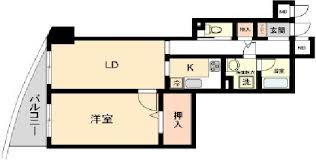 オーパスホームズ白山 402 間取り図