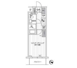 プライマル五反田 304 間取り図