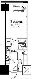 プレシャス渋谷 703 間取り図