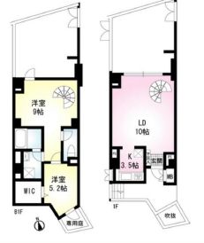 TRES赤坂 101 間取り図