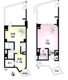 TRES赤坂 101 間取り図