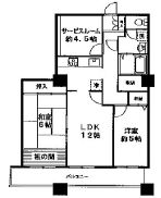 晴海ビュータワー（晴海アイランドトリトンスクエアビュータワー） 40階 間取り図