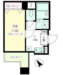 メインステージカテリーナ恵比寿駅前 4階 間取り図