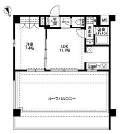 プレール・ドゥーク西浅草 13階 間取り図