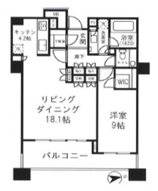 御殿山ハウス 4階 間取り図