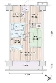 エスティメゾン豊洲レジデンス A1016 間取り図