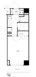 ルーブル東麻布 202 間取り図