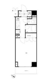 ルーブル東麻布 402 間取り図