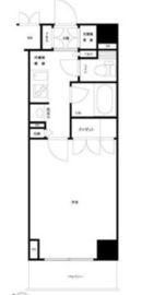 ルーブル東麻布 8階 間取り図