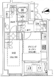 パークハウス外苑西 4階 間取り図