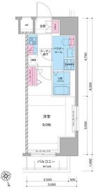 ジェノヴィア浅草駅前スカイガーデン 1階 間取り図