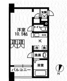 レジディア代々木2 101 間取り図