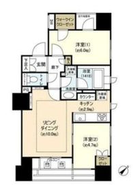 ウェリス銀座二丁目 12階 間取り図