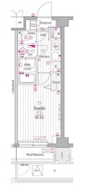 ガーラ・ヒルズ不動前 5階 間取り図