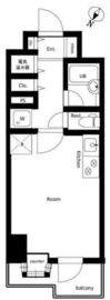 ブロードシティ東京 6階 間取り図