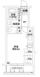 エルスタンザ代々木 305 間取り図