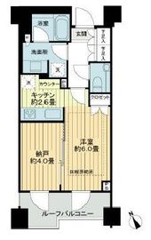 ブランズ六本木 5階 間取り図