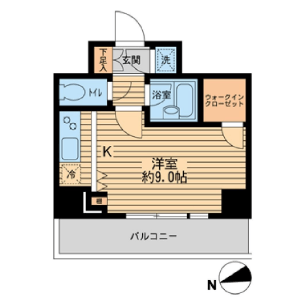 HF早稲田レジデンス2 501 間取り図