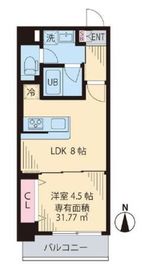 ビイルーム中野 207 間取り図