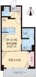 ビイルーム中野 205 間取り図