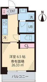 ビイルーム中野 103 間取り図