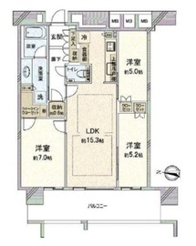 スカイズタワー＆ガーデン 21階 間取り図