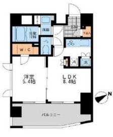 プライマル三軒茶屋 603 間取り図