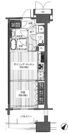 晴海テラス 13階 間取り図