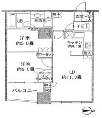 カスタリアタワー品川シーサイド 1505 間取り図