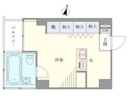 ベルメゾン南麻布グラン 701 間取り図