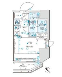 クレイシア五反田駅前 1002 間取り図