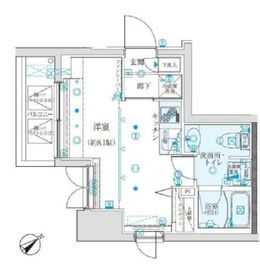 クレイシア五反田駅前 201 間取り図