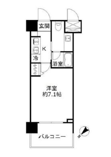 フォレシティ豊洲 403 間取り図
