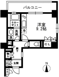 レジディア中落合 A305 間取り図