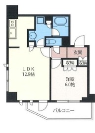 エスティメゾン北新宿 404 間取り図