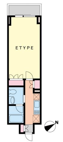 プラティーク清澄白河 214 間取り図