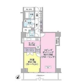 アトラスタワー小石川 24階 間取り図