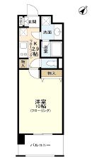 プロスペクト東雲橋 402 間取り図