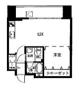 ドエル麻布 402 間取り図