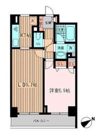 ラポール三田 204 間取り図