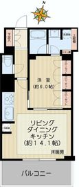 ローレルアイ千代田淡路町 4階 間取り図