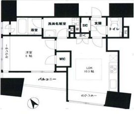 ザ・パークハウス三軒茶屋タワー 21階 間取り図