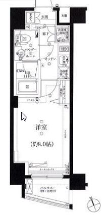 スパシエグランス学芸大学 7階 間取り図